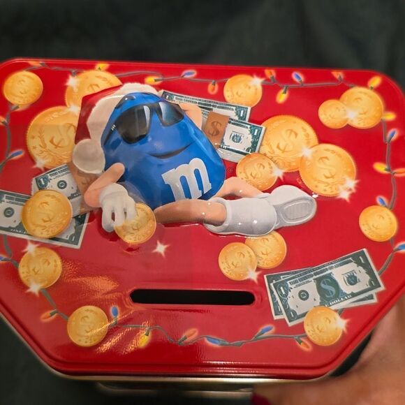 M&M Brand Christmas Village series Bank #17 Collectible Tin - Picture 6 of 6